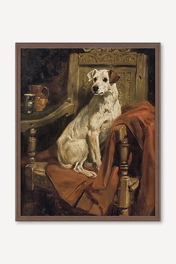 Waiting for Master by John Emms Wall Art - Brown product