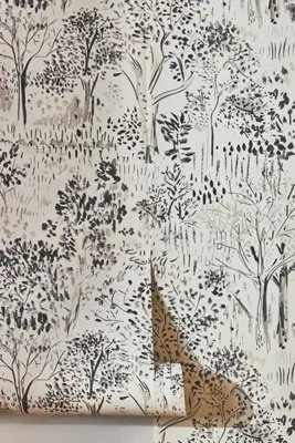 Walden Black Forest Floral Wallpaper product