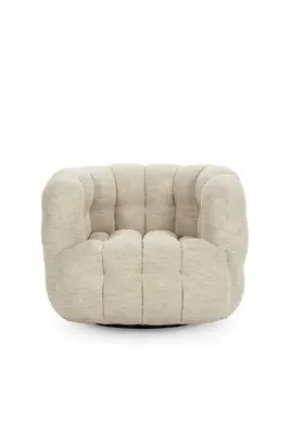 Walter Swivel Chair - Beige, Polyester product