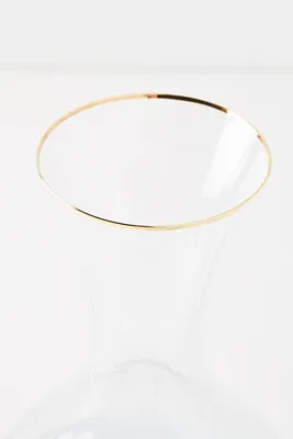 Waterfall Carafe - Crystalline, 24k Gold product