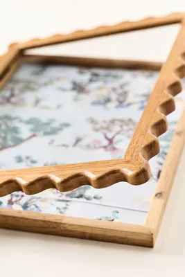 Wavy Wooden Art Display Frame - Brown, Wood by Anthropologie, image 2