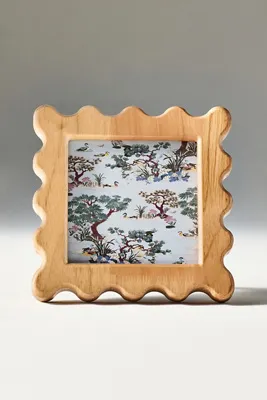 Wavy Wooden Photo Frame 8x10 - Brown, Wood by Anthropologie, image 2