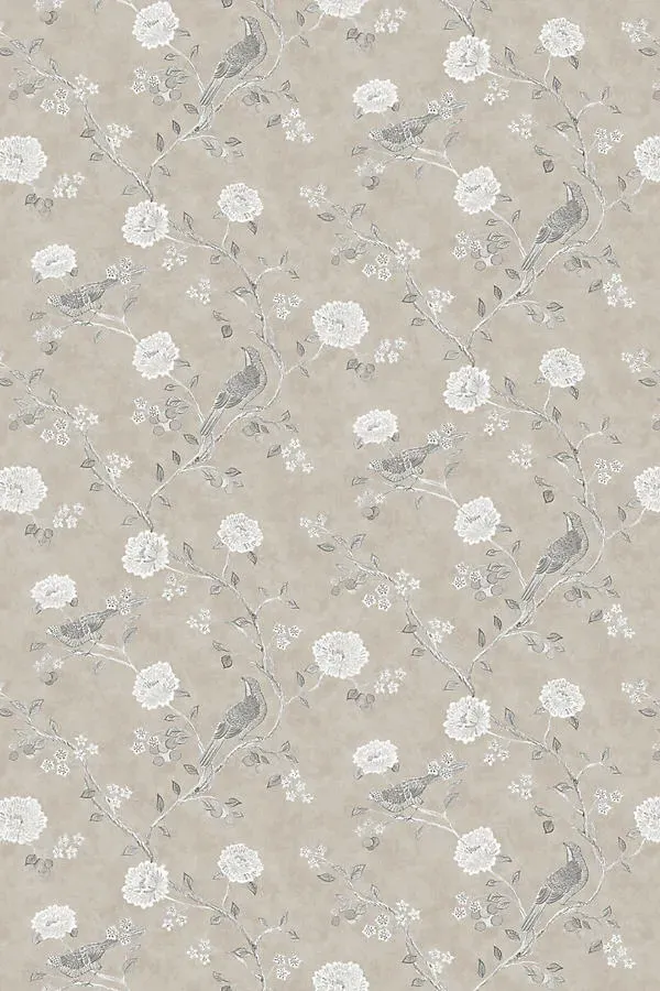 Wellesley Chinoiserie Floral Wallpaper - Beige by Anthropologie, alternate view