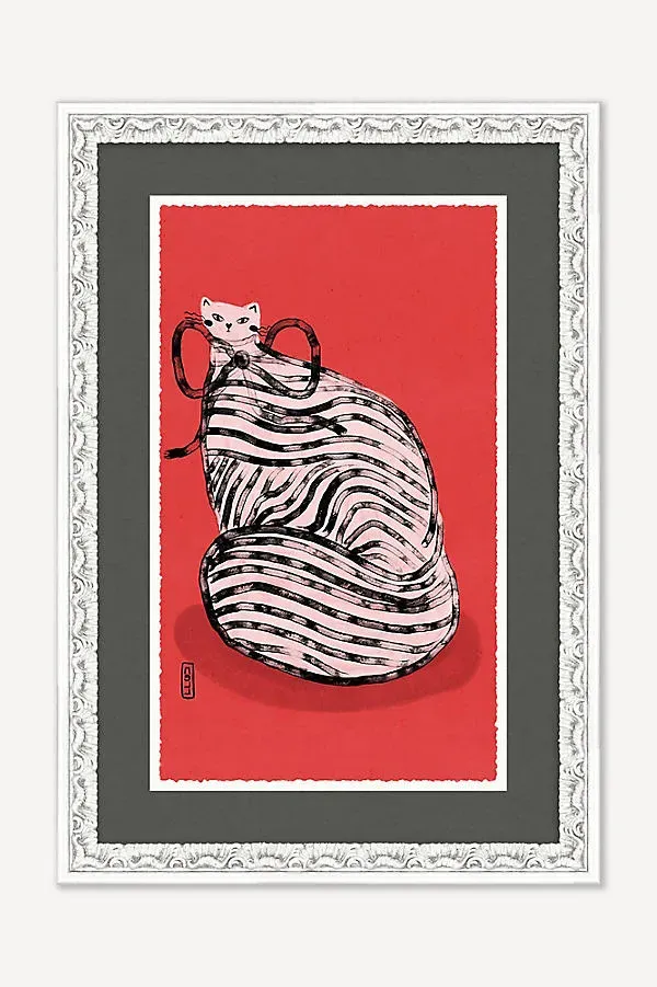 Whiskered Affection Wall Art - Matte Paper product