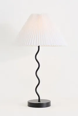 Wiggle Rechargeable Cordless Table Lamp - Black, Linen product