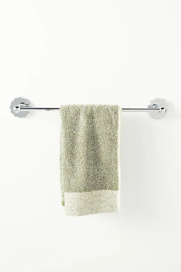 Wiggle Towel Bar - Silver, Brass by Anthropologie