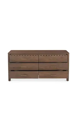 Wiley Scallop 6-Drawer Dresser - Wood product