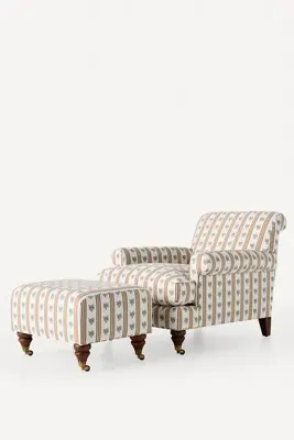 Willoughby Tess Upholstered Chair - Polyester, Linen product