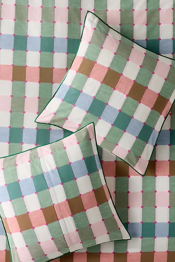 Willow Yarn Dyed Plaid Cushion Cover - Cotton product