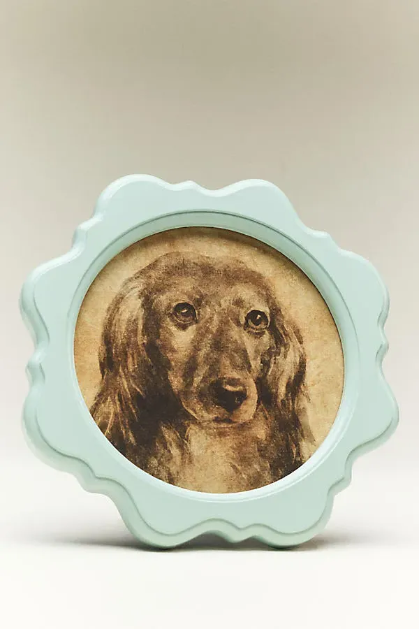 Wooden Dog Frame - Blue product