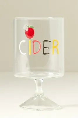 Word Play Halloween Wine Glass - Red, Borosilicate Glass product