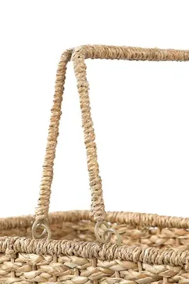 Woven Bankuan Rattan Stair Basket with Handles - Beige by Anthropologie, image 2