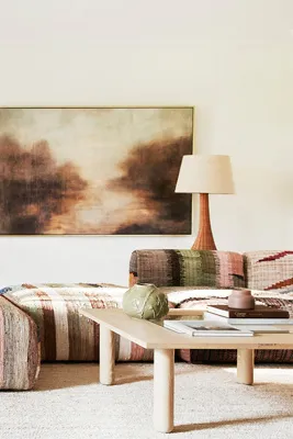 Woven Marija Kori Modular Armless Sofa - Cotton alternate view