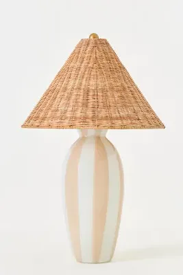 Woven Rattan Empire Lampshade - Brown product