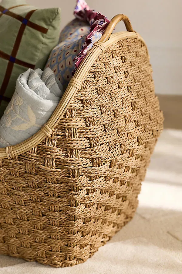 Woven Seagrass Storage Basket product