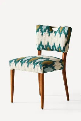 Wyatt Dining Chair - Blue, Polyester/Cotton/Rayon product