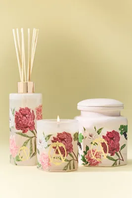 Apothecary 18 Floral Peony Blush Ceramic Candle - Pink product