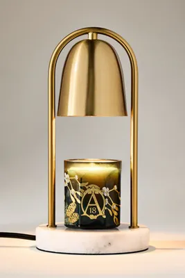 Apothecary 18 Mistletoe & Moss Boxed Glass Candle - Green by Anthropologie, alternate view