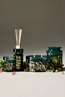 Apothecary 18 Mistletoe & Moss Lidded Ceramic Candle - Green by Anthropologie, image 2