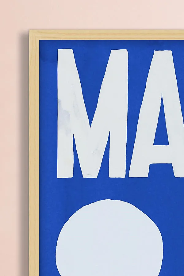 A Splash of Magique Framed Wall Art - Blue product