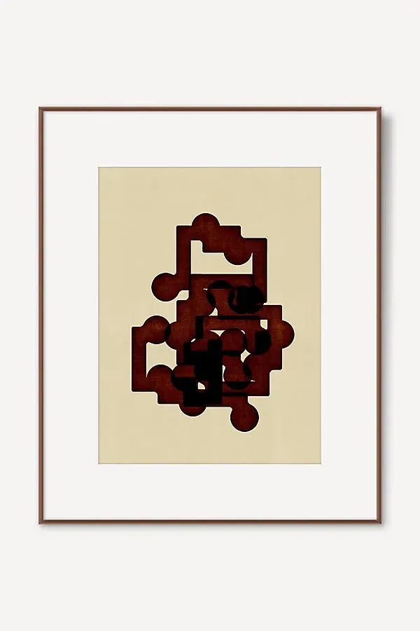 Abstract Composition M142 Wall Art - Red product