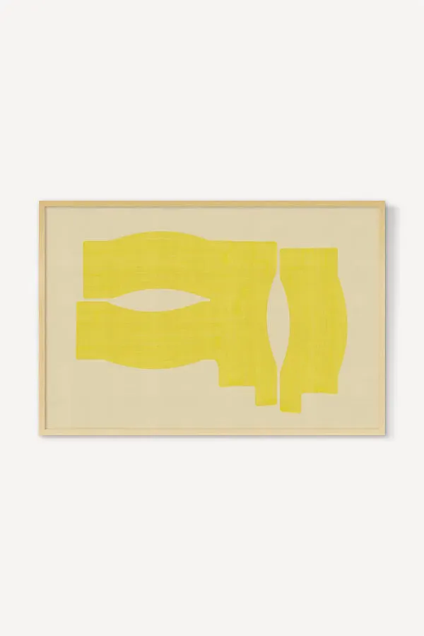 Abstract Composition M277 Wall Art - Yellow product
