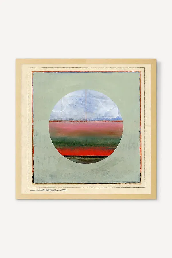 Align No. 4 Wall Art - Fine Art Paper, Wood Frame by Anthropologie