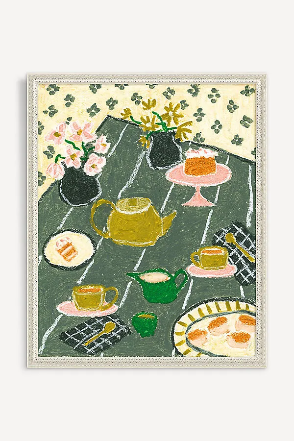 Allie Burton Green Tea Wall Art - Acrylic product