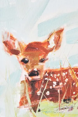 Angela Moulton Baby Fawn Wall Art - Brown product