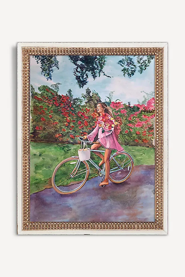Bike Ride in the Garden Wall Art - Acrylic product