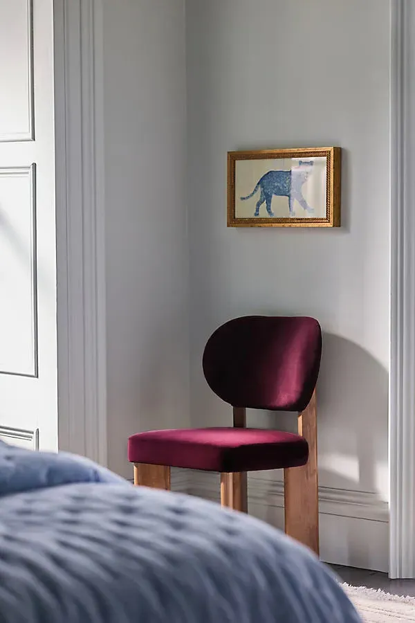 Blue Leopard Wall Art - Acrylic alternate view