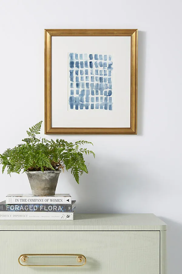 Blue Wash Blocks Wall Art - Beige product