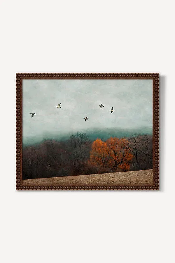 Brooke T Ryan Orange Tree and Flying Geese Wall Art product