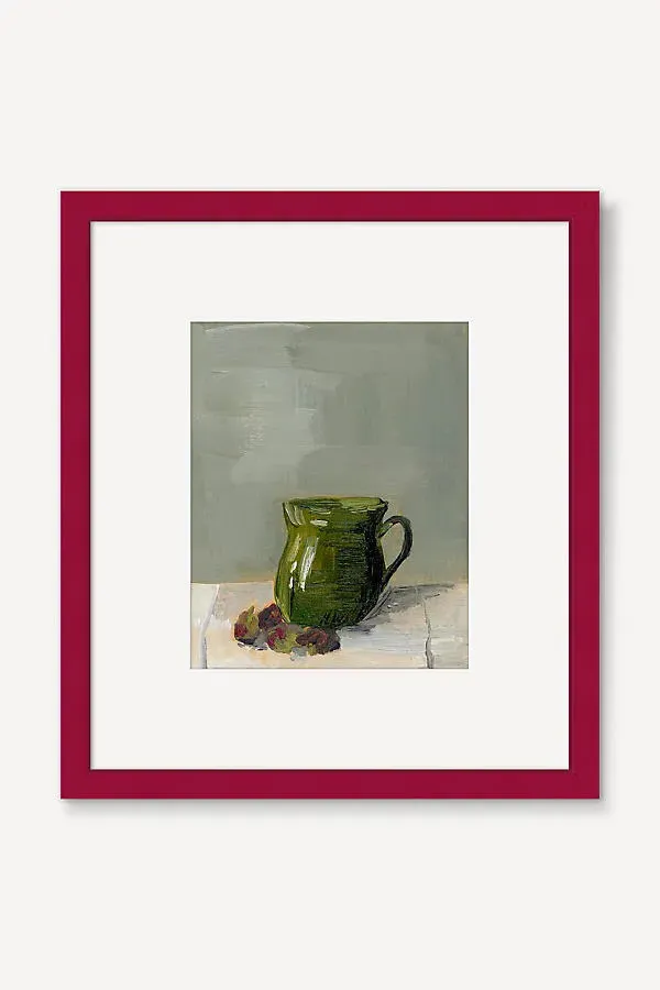 Carmela Designs Water Pitcher Wall Art - Green, Acrylic by Anthropologie, alternate view