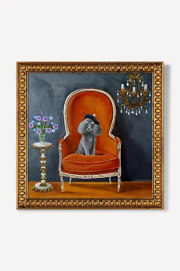 Catherine Nolin French Poodle Wall Art - Grey, Acrylic product