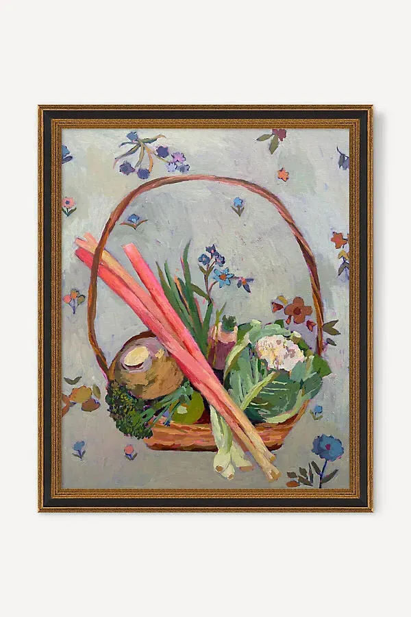 Charlotte Hardy Winter Vegetables and Rhubarb Wall Art product