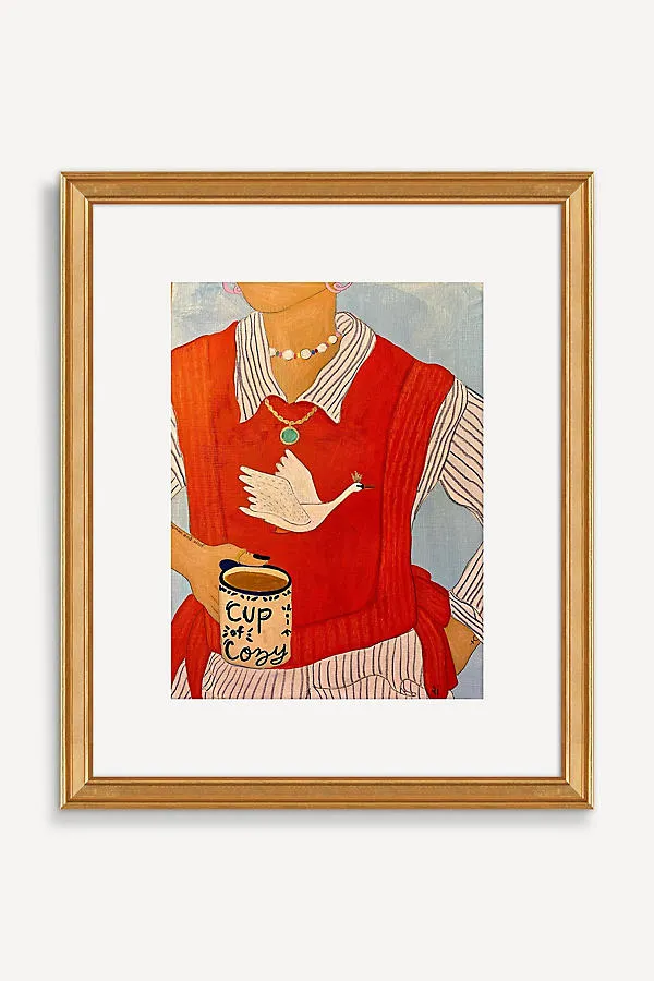Coffee and a Swan Wall Art - Acrylic product