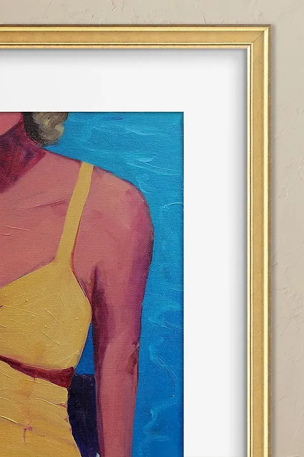 Diving Board Beauty Framed Wall Art product