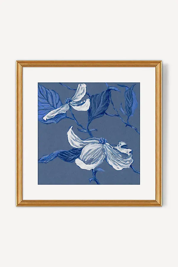 Dogwood on Blue II Wall Art product