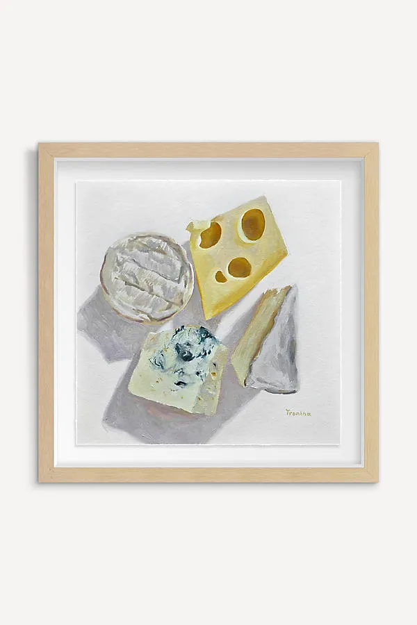 Elena Tronina Cheese Wall Art - Ivory product