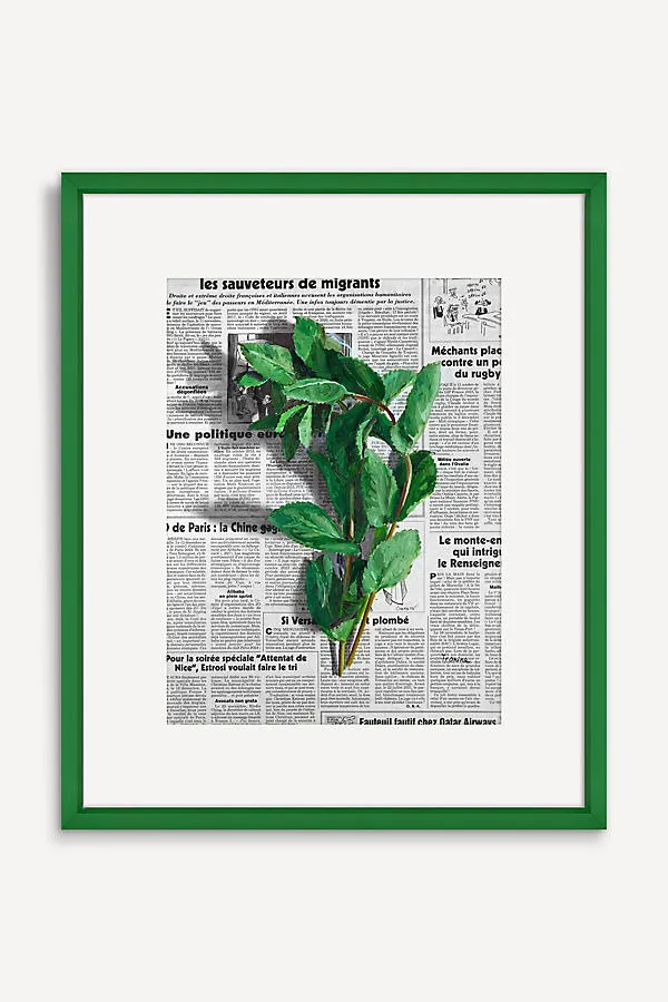 Elena Tronina Peppermint Wall Art - Green product