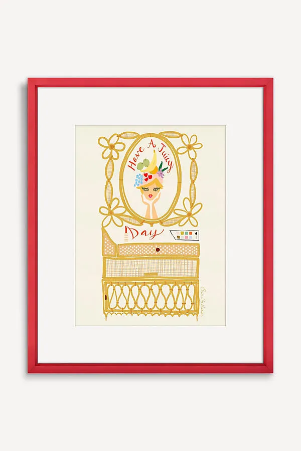 Erica Catherine Have a Juicy Day Wall Art - Ivory product