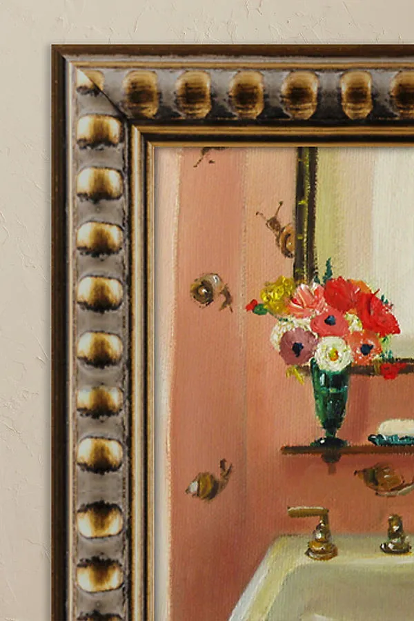 Escargot by Janet Hill Framed Wall Art - Pink product