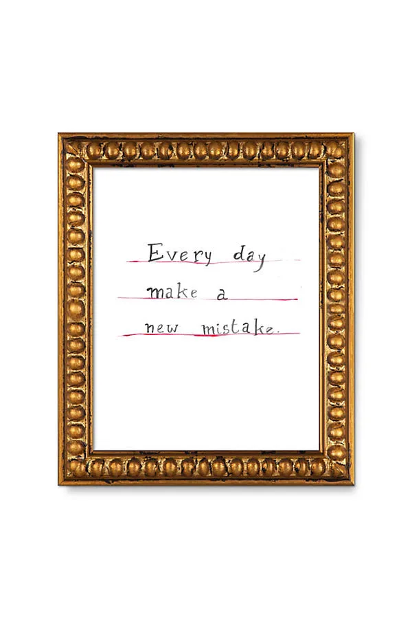 Every Day Make A New Mistake Wall Art product