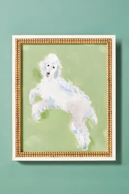 Ferme a Papier Poodle Wall Art - Green product