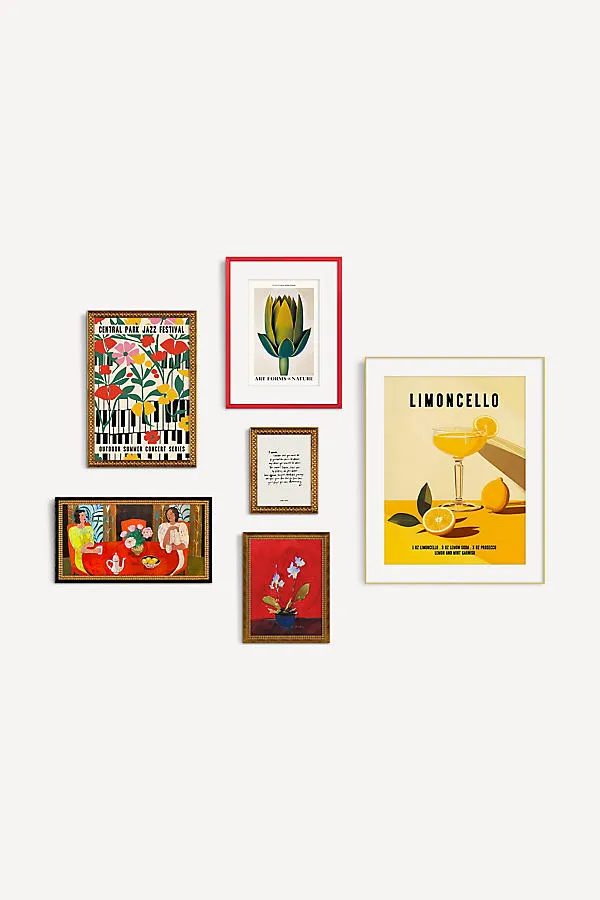Festive Gallery Wall Art Set of Six product