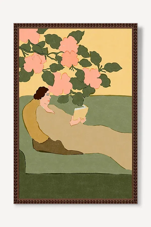 Flowers On My Mind Wall Art - Green, Acrylic product