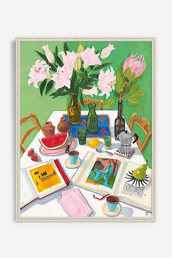 Friday Morning on Spring Green Wall Art product