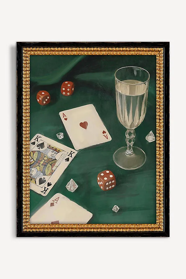 Game Night Still Life Wall Art - Green product