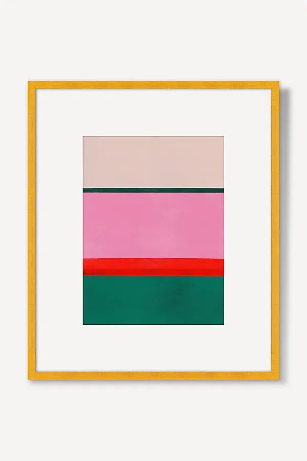 Garima Dhawan Stripe Study 16 Wall Art - Pink product
